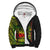 Samoa Personalised Custom Polynesian Sherpa Hoodie - Line Reggae Reggae - Polynesian Pride