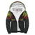 Tonga Polynesian Personalised Custom Sherpa Hoodie - Reggae Horizontal Reggae - Polynesian Pride