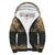 Fiji Polynesian Personalised Custom Sherpa Hoodie - Gold Fog Black - Gold - Polynesian Pride