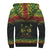 Fiji Polynesian Personalised Custom Sherpa Hoodie - Reggae Fog - Polynesian Pride