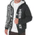 Fiji Polynesian Personalised Custom Sherpa Hoodie - Black Line - Polynesian Pride