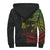 Fiji Polynesian Personalised Custom Sherpa Hoodie - Reggae Line - Polynesian Pride