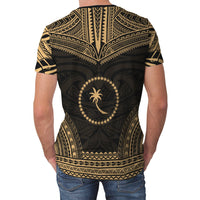 Chuuk T Shirt Chuuk Polynesian Chief Gold Version - Polynesian Pride