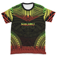 Nauru Unisex T Shirt Nauru Polynesian Chief Reggae Version - Polynesian Pride