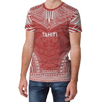 Tahiti T Shirt Tahiti Polynesian Chief Red Version - Polynesian Pride
