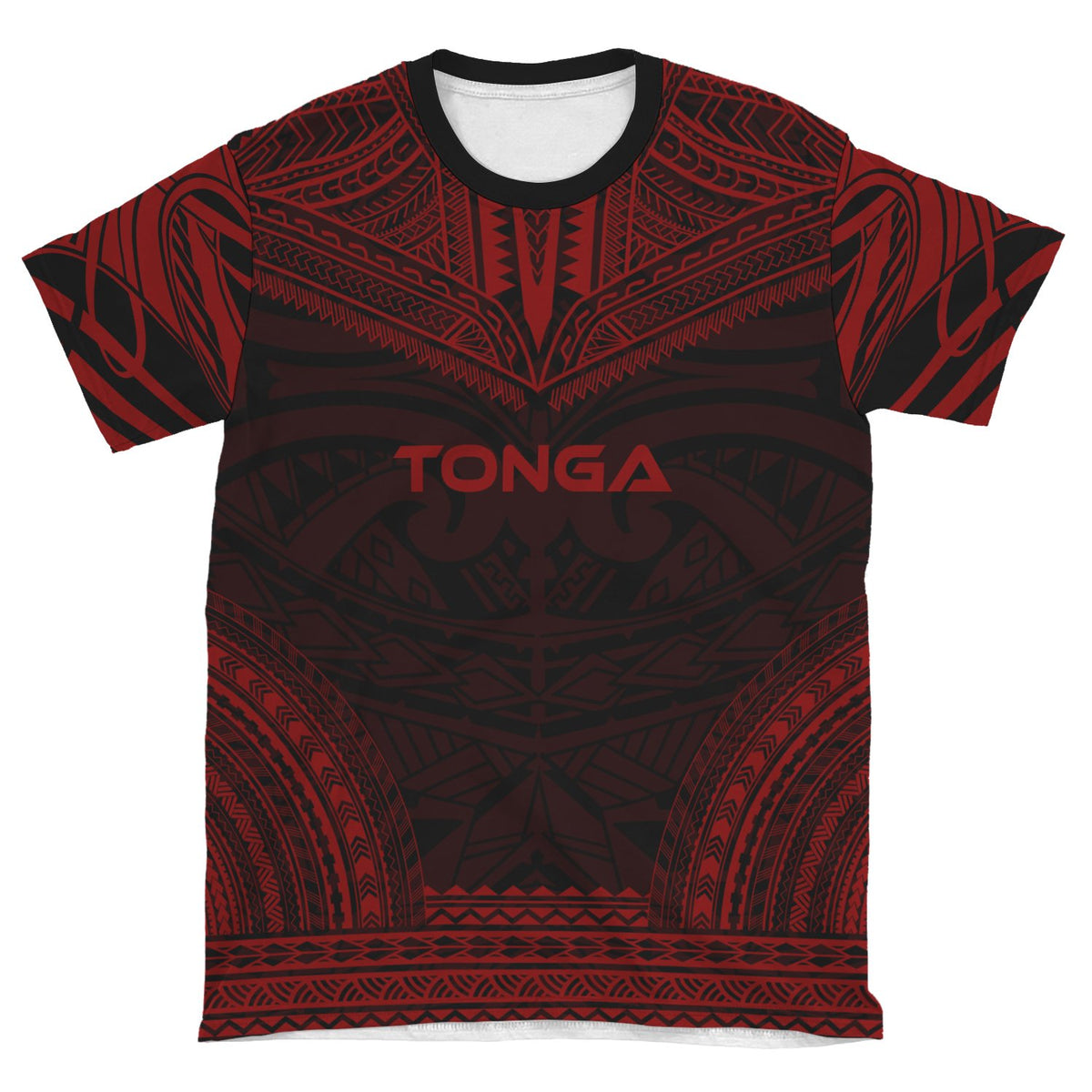 Tonga T Shirt Tonga Polynesian Chief Red Version - Polynesian Pride