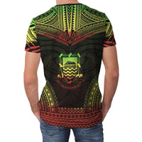 Tuvalu T Shirt Tuvaluan Polynesian Chief Reggae Version - Polynesian Pride