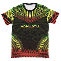 Vanuatu T Shirt Vanuatuan Polynesian Chief Reggae Version - Polynesian Pride