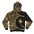 Chuuk Hoodie Micronesia Gold Patterns With Coat of Arms - Polynesian Pride