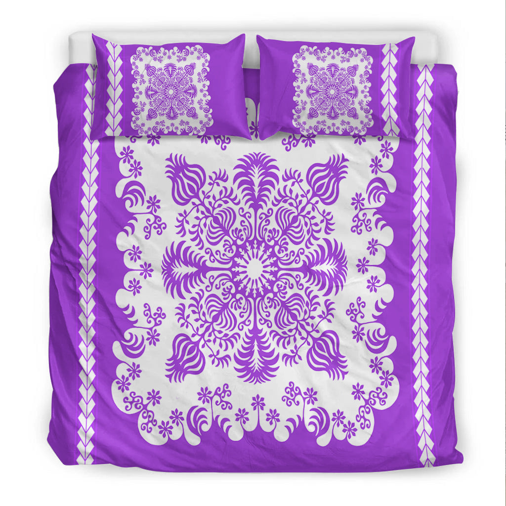 Hawaii Bedding Set Pattern Version Special Purple LT13 - Polynesian Pride