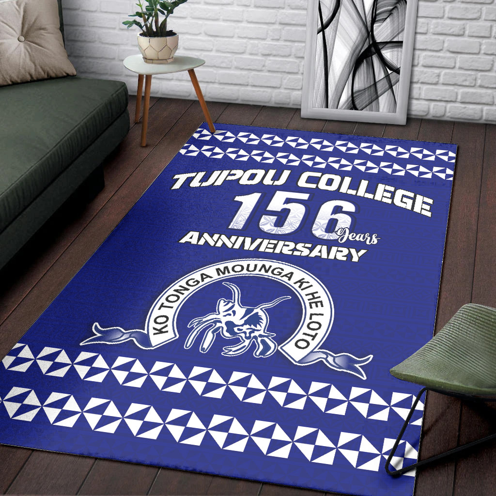 Tonga Tupou College Toloa Area Rug 156 Years Anniversary Tongan Ngatu LT13 - Polynesian Pride