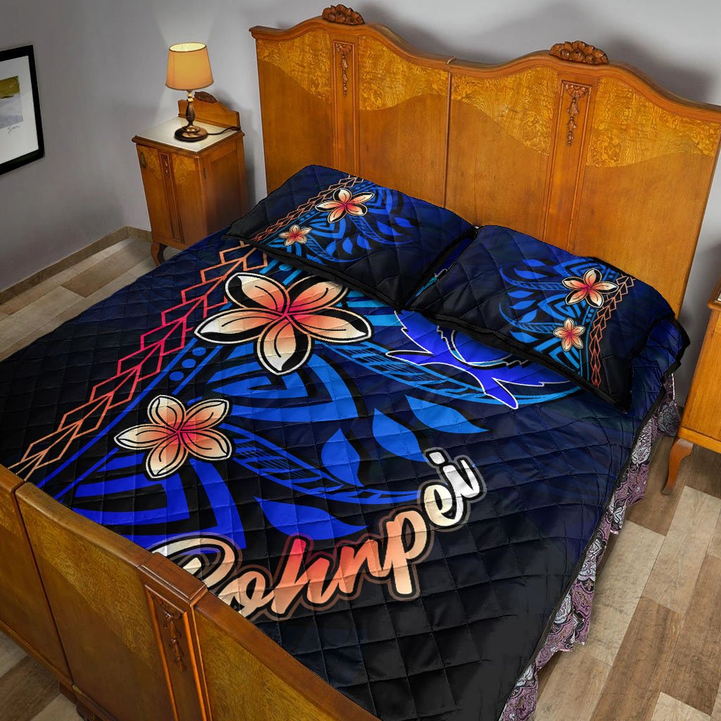 Pohnpei Quilt Bed Set - Vintage Tribal Mountain - Polynesian Pride