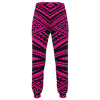 Polynesian Tatau Pink Joggers - Polynesian Pride