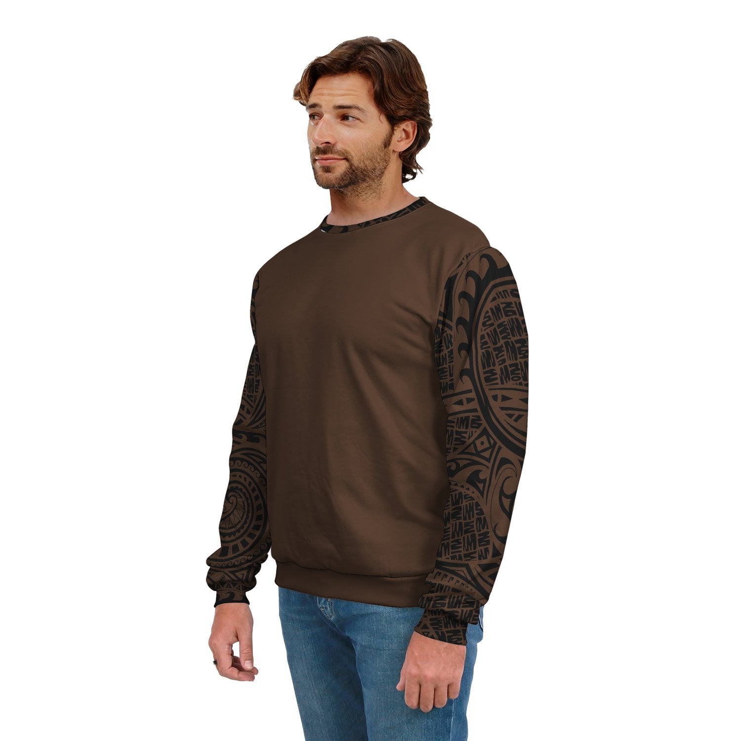 Custom Personalised Men's Sweater - Polynesian Tribal Ver2 Unisex Art - Polynesian Pride