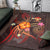 Wallis and Futuna Polynesian Area Rug - Legend of Wallis and Futuna (Red) - Polynesian Pride