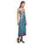 Hawaii Floral V - Neck Open Fork Long Dress - Polynesian Pride