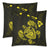 Hawaiian Map Turtle Ohana Hibiscus Kakau Polynesian Pillow Cover - Yellow One Size Zippered Pillow Cases 18"x 18" (Twin Sides) (Set of 2) Yellow - Polynesian Pride