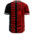 Hawaii Polynesian Kakau Baseball Jersey V.2 - Freestyle - Red - Polynesian Pride