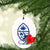 Guam Hibiscus White Christmas Ornament - LT12 - Polynesian Pride