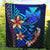 Wallis and Futuna Custom Personalised Premium Quilt - Vintage Tribal Mountain - Polynesian Pride