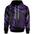 Palau Polynesian Custom Hoodie Polynesian Tattoo Purple Version Unisex Purple - Polynesian Pride