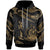 Vanuatu Polynesian Custom Hoodie Polynesian Tattoo Gold Version Unisex Gold - Polynesian Pride