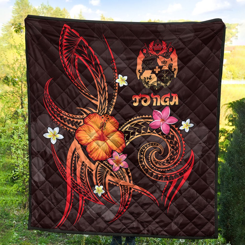 Tonga Polynesian Premium Quilt - Legend of Tonga (Red) - Polynesian Pride