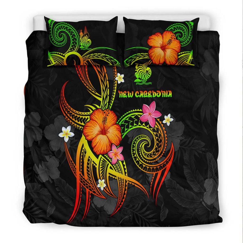 New Caledonia Polynesian Bedding Set - Legend of New Caledonia (Reggae) - Polynesian Pride