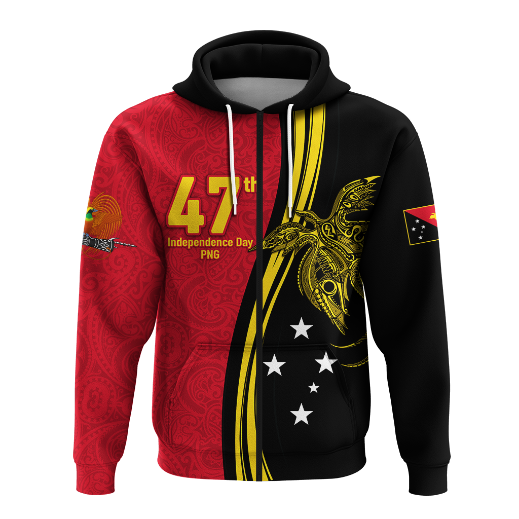 Papua New Guinea Independence Anniversary Polynesian Tribal Hoodie LT12 - Polynesian Pride