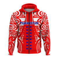 Tuamotu Archipelago Tribal Tattoo Hoodie LT12 - Polynesian Pride