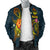 Guam Polynesian Men's Bomber Jacket - Legend of Guam (Blue) - Polynesian Pride