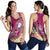 Fiji Women's Racerback Tank - Turtle Plumeria (Pink) - Polynesian Pride