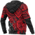 Tonga Polynesian Hoodie (Zip up) Red Turtle - Polynesian Pride