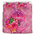 Tahiti Polynesian Bedding Set - Floral With Seal Pink - Polynesian Pride