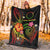 Cook Islands Polynesian Premium Blanket - Legend of Cook Islands (Reggae) - Polynesian Pride