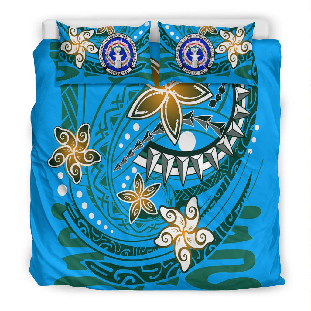 Northern Mariana Bedding Set - Spring Style Blue Color - Polynesian Pride