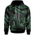 Tonga Polynesian Custom Hoodie Polynesian Tattoo Green Version Unisex Green - Polynesian Pride