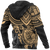 Polynesian Hawaii Hoodie (Zip up) Gold Turtle - Polynesian Pride