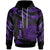 American Samoa Polynesian Custom Hoodie Polynesian Tattoo Purple Version Unisex Purple - Polynesian Pride