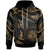 Hawaii Polynesian Custom Hoodie Polynesian Tattoo Gold Version Unisex Gold - Polynesian Pride