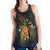 Cook Islands Polynesian Women's Racerback Tank - Legend of Cook Islands (Blue) - Polynesian Pride