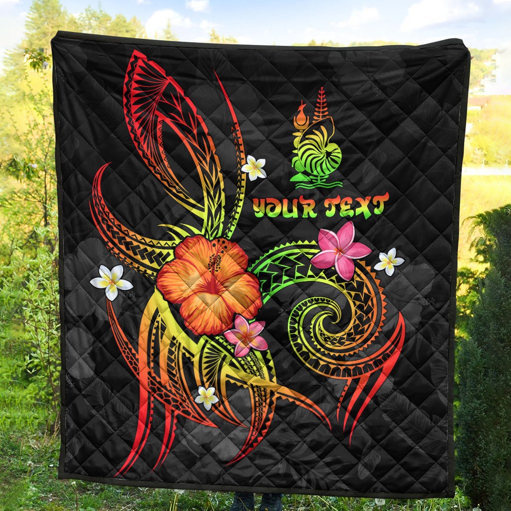 New Caledonia Polynesian Personalised Premium Quilt - Legend of New Caledonia (Reggae) - Polynesian Pride