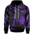 Papua New Guinea Polynesian Custom Hoodie Polynesian Tattoo Purple Version Unisex Purple - Polynesian Pride