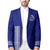 (Custom Personalised) Queen Salote College Tonga Blazer Ngatu LT13 Unisex Blue - Polynesian Pride