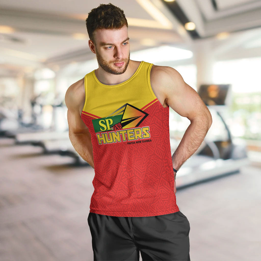 (Custom Personalised) Papua New Guinea SP Hunters Pride Men Tank Top - LT12 - Polynesian Pride