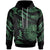 Tahiti Polynesian Custom Hoodie Polynesian Tattoo Green Version Unisex Green - Polynesian Pride