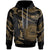 American Samoa Polynesian Custom Hoodie Polynesian Tattoo Gold Version Unisex Gold - Polynesian Pride