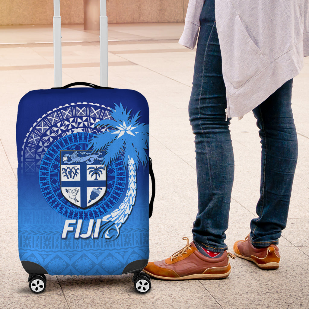 Fiji Tapa Tribal Coconut Tree Luggage Covers - LT12 - Polynesian Pride