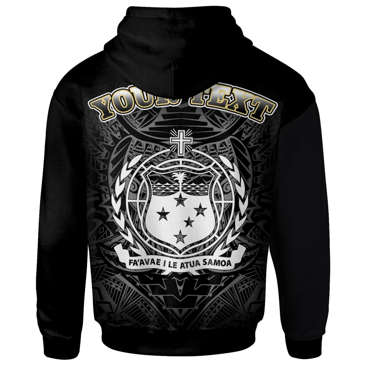 Samoa Polynesian Custom Hoodie Samoa Eagle - Polynesian Pride