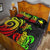 Papua New Guinea Quilt Bed Set - Reggae Tentacle Turtle - Polynesian Pride